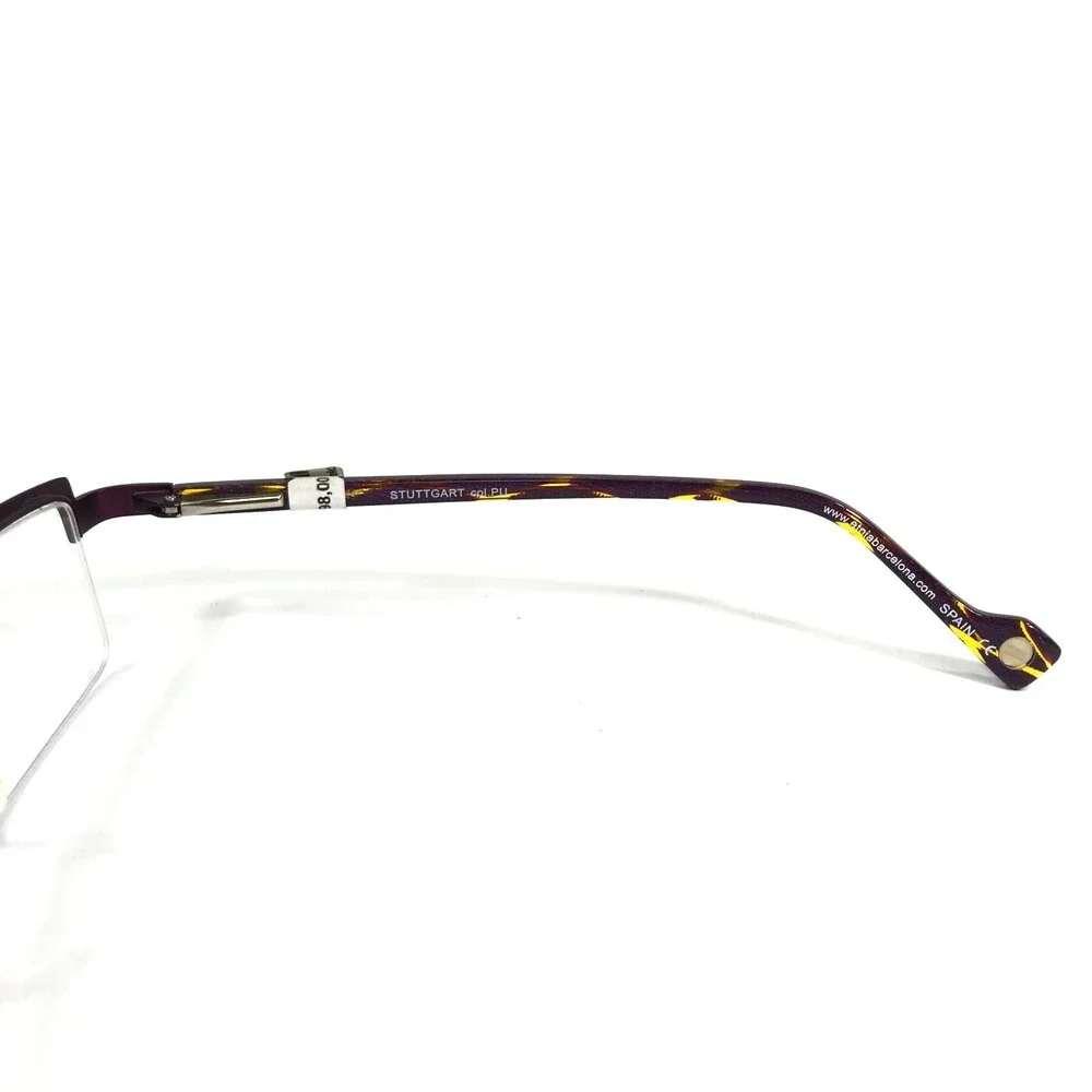Etnia Eyeglasses Frames STUTTGART col.PU Purple Tortoise Rectangular 50-18-140